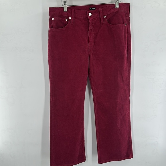 J. Crew Petite High Rise Slim Demi Boot Pant Corduroy 30P NWT - Picture 2 of 8
